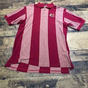 Boa Resort Vintage Florida State‎ Seminoles Striped Polo Shirt Cotton XL